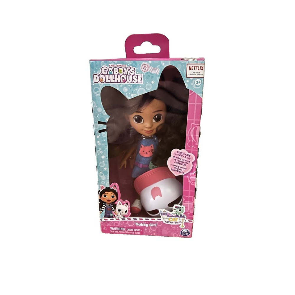 DreamWorks Netflix Gabby's Dollhouse 8in Fashion Doll with Removable Hat & Ears
